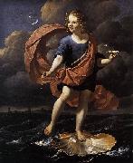 Karel Dujardin Allegory painting